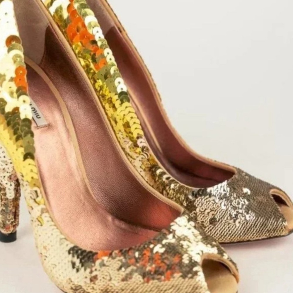 ‼️SOLD‼️ Miu Miu Sequin Pumps